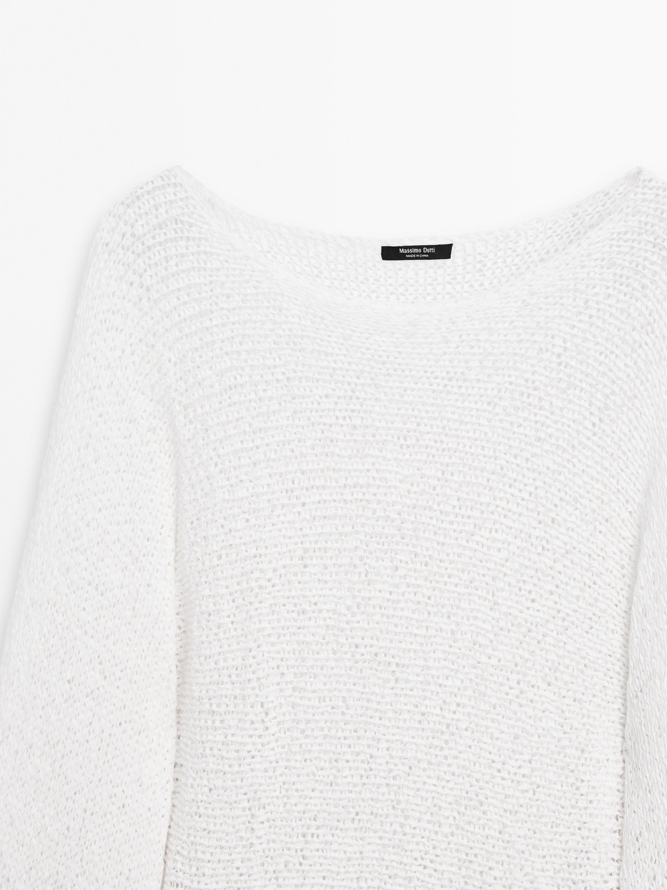 Pull manches bouffantes avec nœuds